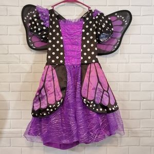 Girl's purple butterfly costume